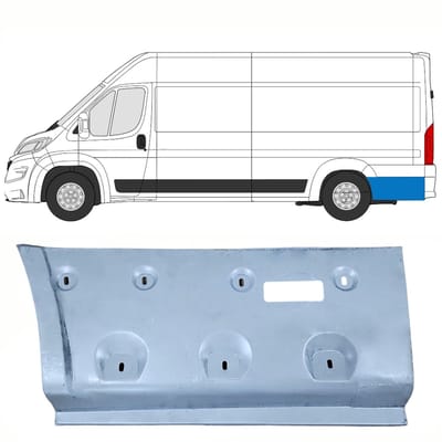 Reparatiepaneel achterspatbord voor Opel Movano 2021-2026 / Links