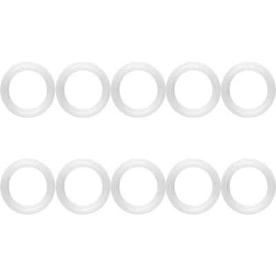 10 stuks set 1.5  Sanitaire Klem Ferrule Siliconen Afdichtingsring Ring Onderlegring white