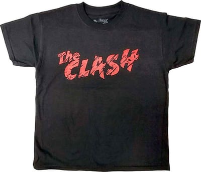 The Clash - Logo Kinder T-shirt - Kids tm 10 jaar - Zwart
