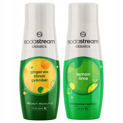 Soda Stream - Syrop voor Soda - Gember & Citroen Limoen - 440ml