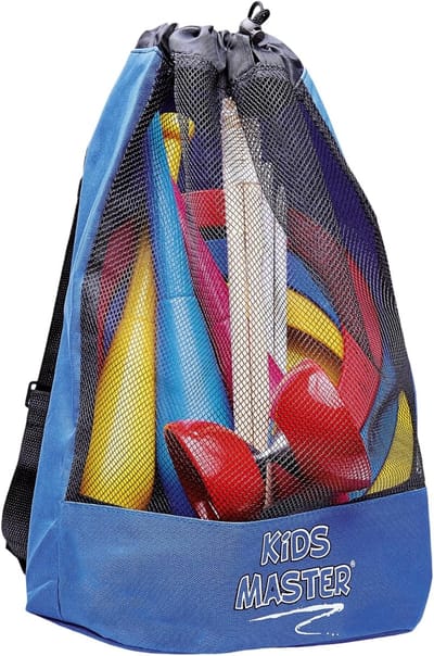 Jongleer set - Behendigheid set - Buitenspelen - 4 Delige set - 17 x 30 x 45 cm - Blauw