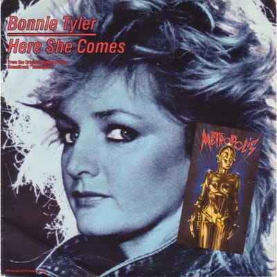 7-inch Plaat BONNIE TYLER - Here She Comes 3804548 Columbia 1984 VS Dans & Elektronische Muziek Gebruikt