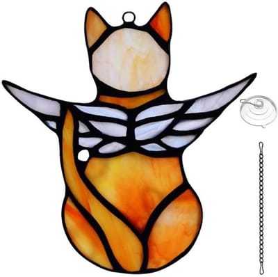 Dailygoody - Angel Cat Memorial Ornamenten - Gedenkteken voor Katten