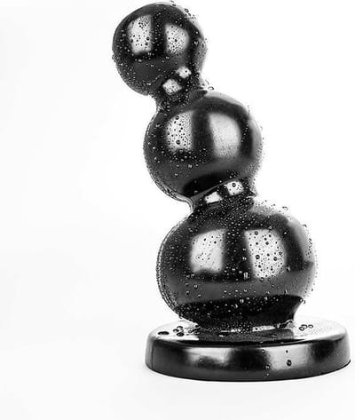 Bubble Toys - Momo - XXL Anaal Dildo - 32 x 13,7 cm - Zwart