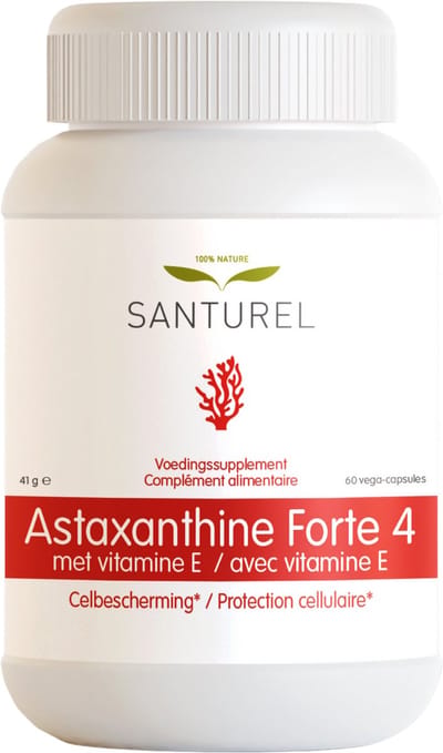 Santurel Astaxanthine Forte 4 mg met Vitamine E – dat zorgt voor verbeterde opname