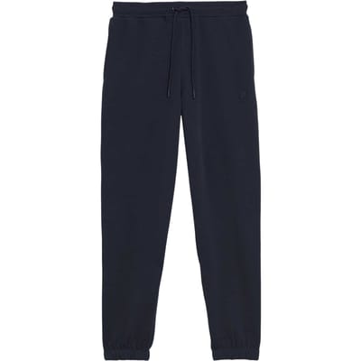 Lyle & Scott Heren Fleece Logo Joggingbroek (Donkerblauw)