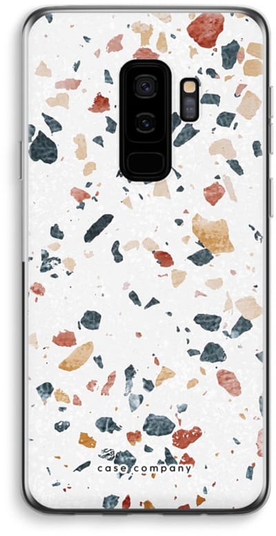 Case Company® - Hoesje geschikt voor Samsung Galaxy S9 Plus hoesje - Terrazzo N°4 - Soft Cover Telefoonhoesje - Bescherming aan alle Kanten en Schermrand