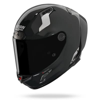 Nolan X-804 RS Zilver 332 Carbon Zilver Glossy Integraalhelm - Helm