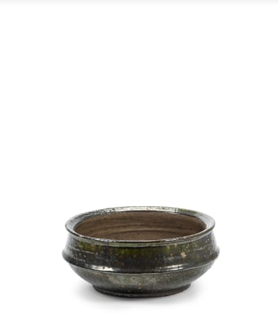 Serax Bloempot-Plantenschaal Dune Kelly Wearstler Groen-Donker Groen D 31 cm H 14.5 cm