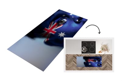 Keukenloper - Loper keuken - Vlag van Australië - 120x50 cm - Keukenloper vinyl