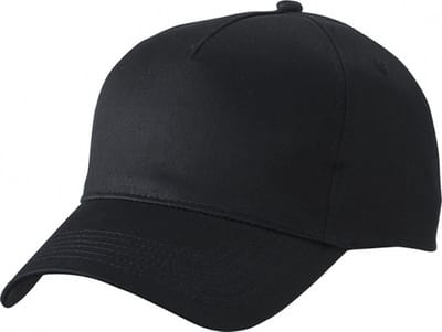 Myrtle Beach Baseball pet/cap - 2x - zwart - volwassenen - Voordelige caps - katoen