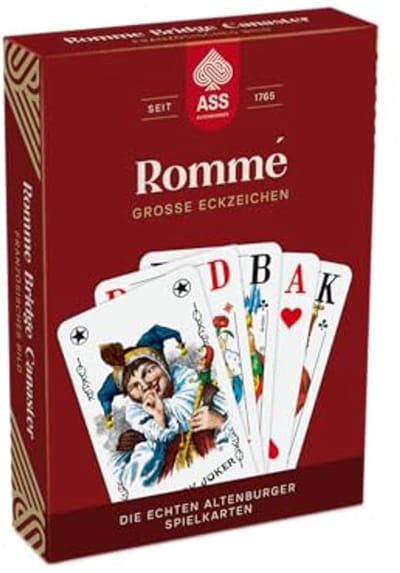 Grote Hoektekens Senioren Rommé Spel - Familieplezier voor Elke Spelletjesavond