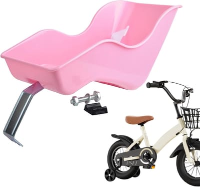 Poppenfietszitje - Poppendrager Fiets - Fietsen met Poppen - Met Bevestigingsriem - 31 x 15.5 x 17.5 cm - Niet gespecificeerd
