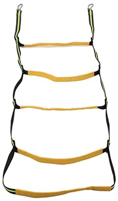 Vouwbare Boot Ladder - 5 Laags Nylon Touwladder voor Zwemvijver, Kajak en Boot