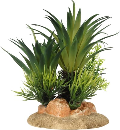 Aqua Della Decor Plant Sagopalm - Aquarium - Kunstplant - 13.5x10x16 cm Small