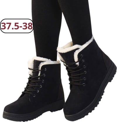 Livano Sneeuwschoenen Voor Dames - Snowboots - Wintersport Sneeuwboots - Ski Gadgets - Maat 37.5-38 - Zwart