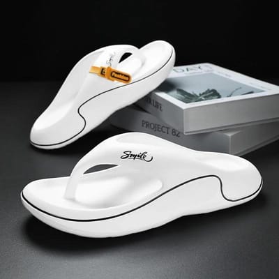 Heren Platform Slippers Zomer Zachte Zool EVA Pantoffels voor Heren Buiten Casual Strand Schoenen Thuis Antislip Badkamer Slides Schoenen 42 gray