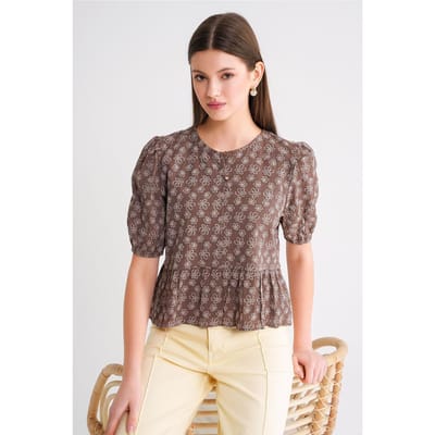 Rokende Mouwen Blouse