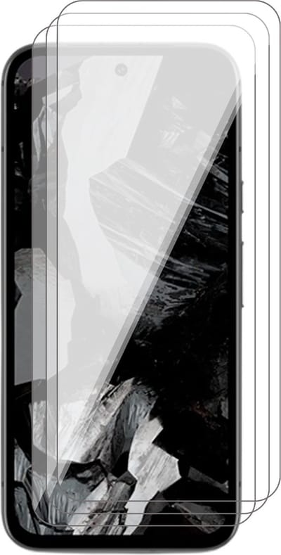 Screenprotector geschikt voor Google Pixel 8a - 3x Glas Screen Protector