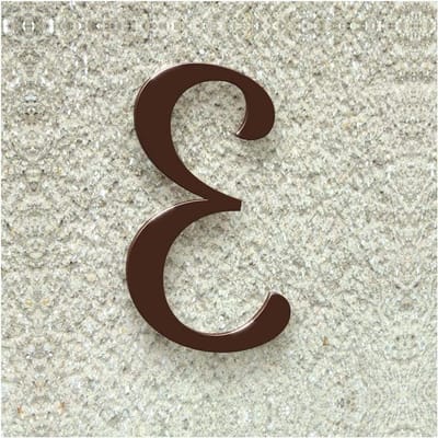 Huisnummer 3 - Cijfer Huis - Toegang Herkenning - Klassiek Lettertype - 20 cm - Mahoniebruin