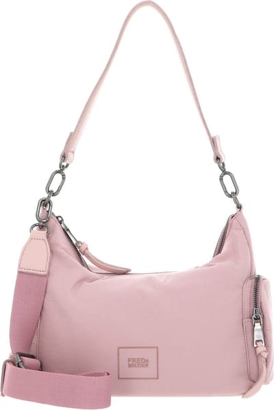 FREDsBRUDER Schoudertas Friends For Life Hobo Side Pockets Old Rose Oud roze