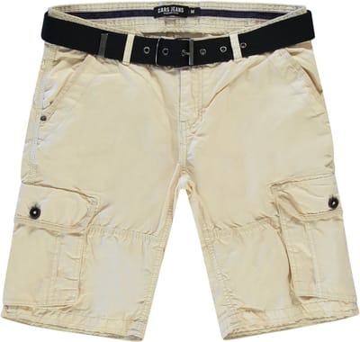 Cars Jeans Short Durras Heren Broek - Sand - Maat S