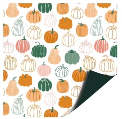 3m Cadeaupapier - pumpkins - pompoen - 30cm breed - cadeaupapier - leuk inpakken - kado - inpakpapier - verpakken - Feestje