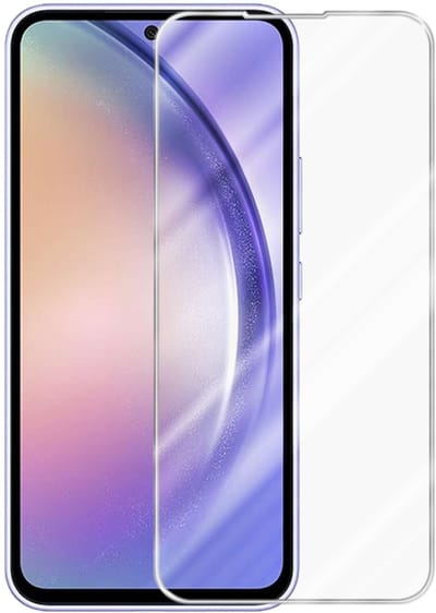 Cadorabo Screenprotector geschikt voor Samsung Galaxy A54 5G - Pantser film Beschermende film in KRISTALHELDER Geharde (Tempered) display beschermglas in 9H hardheid met 3D Touch