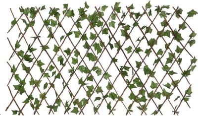 UNUS® Klimrek planten dichte kunsthaag met bladeren donkergroen 100x200cm