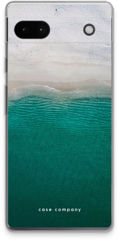 Case Company® - Hoesje geschikt voor Google Pixel 6a hoesje - Stranded - Soft Cover Telefoonhoesje - Bescherming aan alle Kanten en Schermrand