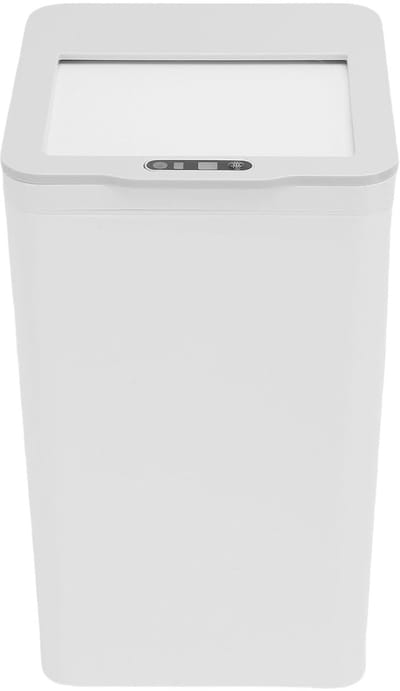 Automatische Prullenbak - Sensor Vuilnisbak - Hygiënisch Afval Verwerken - Contactloze Voetbediening - 9 Liter - Wit