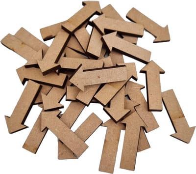 Laser gesneden Pijlen - Pijl - 3mm Mdf - Knutselen - 100 Stuks