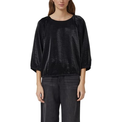 s.Oliver  Blouses Black Taglia: 36 | Maglie a manica lunga Outlet | Donna | Nero
