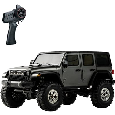 Voiture télécommandée 2.4GHz 1/18, camion tout Terrain télécommandé, voiture tout-terrain 4WD, véhicule cadeaux pour 1 battery gris