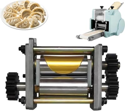 Deegmachine Dumplingvellen - Deegroller Wonton - Snel Deeg Vormen - Automatische Bloemstrooier - 8-9.5 cm mal - Zilver