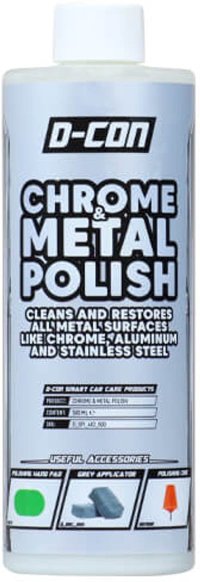 D CON CHROME AND METAL POLISH METAAL CHROOM POETS 500ML