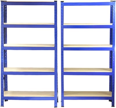 Heavy Duty 5-Tier Opbergrekken - 150kg Capaciteit per Plank - Ideaal voor Garage en Magazijn