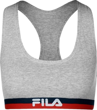 Fila - Woman Bra Elastic Band - Dames Top - M - Grijs