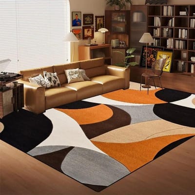 Nordic Multi Kleur Woonkamer Tapijt Modern Geometrie Sofa Salontafel Kleed Huisdecoratie Slaapkamer Bedzijde Zachte Vloermatten Antislip 80*120cm