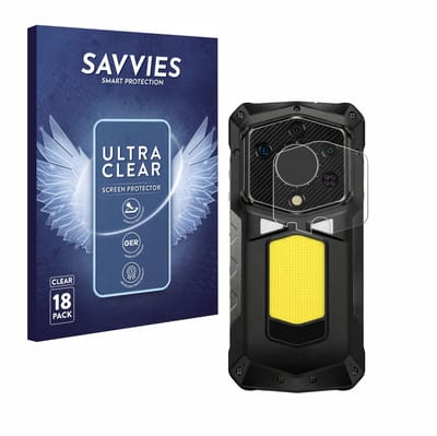 Savvies - Screenprotector voor Ulefone Armor 29 Ultra (ALLEEN Camera Lens) - Folie Beschermfolie transparant 18 Stuks