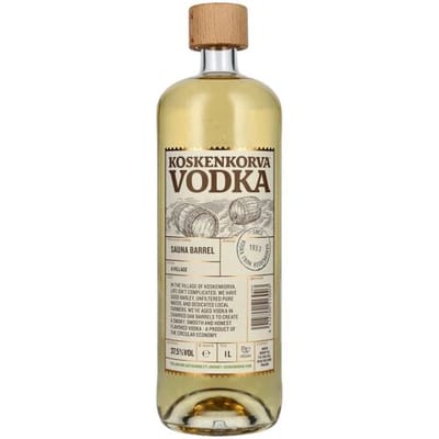 Koskenkorva Vodka SAUNA BARREL 37,5% Vol. 1l
