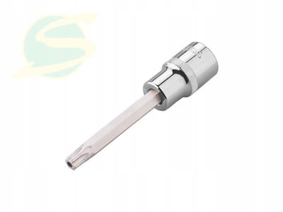 Verkatto Torx Dopdop 1/2" T45 met Gat, 100mm