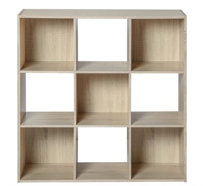 CALICOSY - Opbergrek met 9 vakken in drie kleuren 29x30x29cm