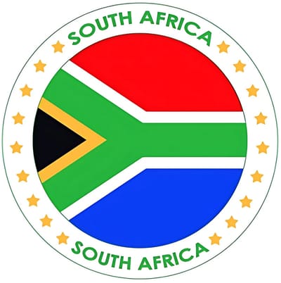 Bierviltjes Zuid Afrika - 25x stuks - landenthema - versiering - onderzetter