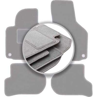 Grijze automatten voor: Volkswagen Golf V hatchback, variant, stationwagen (2003-2009)
