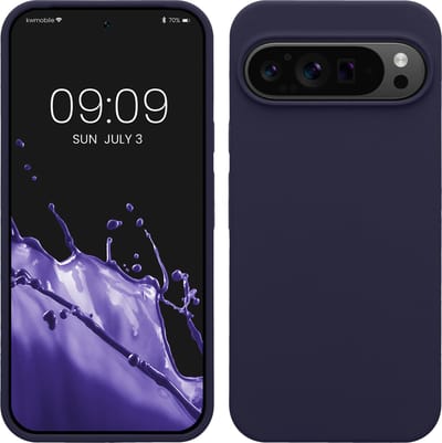 kwmobile telefoonhoesje geschikt voor Google Pixel 9 Pro XL - Hoesje met siliconen coating - Smartphone case in deep ocean
