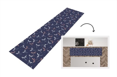 Keukenloper 200x50 cm - Keukenmat vinyl Libelle - Patronen - Pastel - Japans - Keukenmatten loper - Keuken vloerkleed tapijt