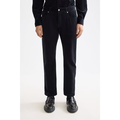 Scotch & Soda The Zee Straight Jeans In Coloured Corduroy Antracite Taglia: W28L32 | Relaxed fit jeans Outlet | Uomo