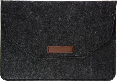 Avizar Laptophoes 11 inch Vilt Soft-Touch Voering, Zwart