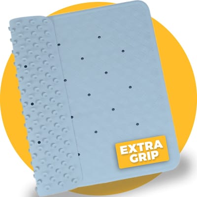 Pasper Douchemat antislip Blauw - 53 x 53 cm - antislipmat douche - badmat